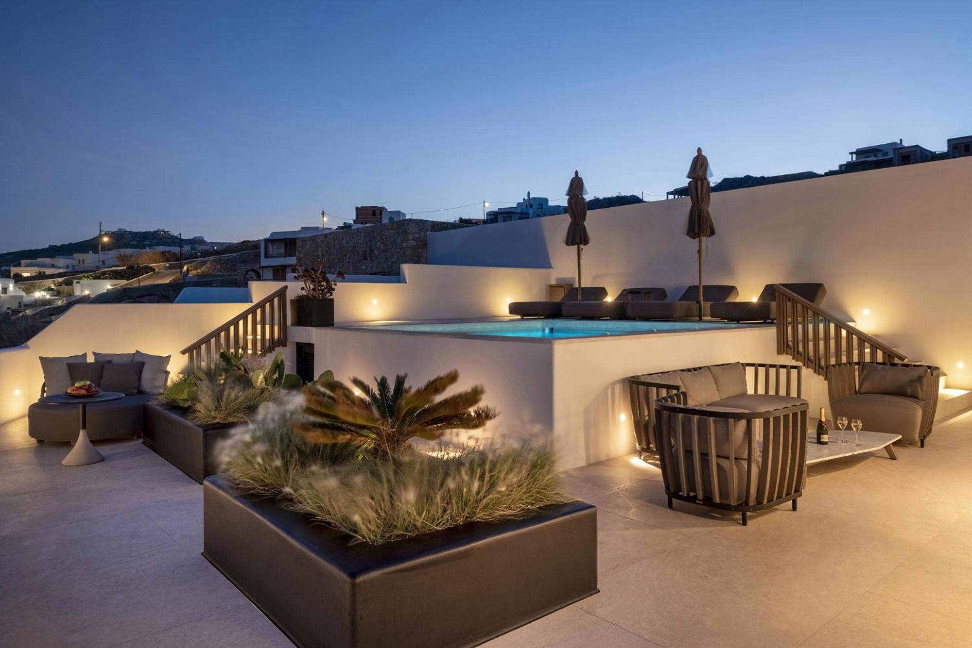 Aeonic Suites And Spa Mykonos Town Екстер'єр фото