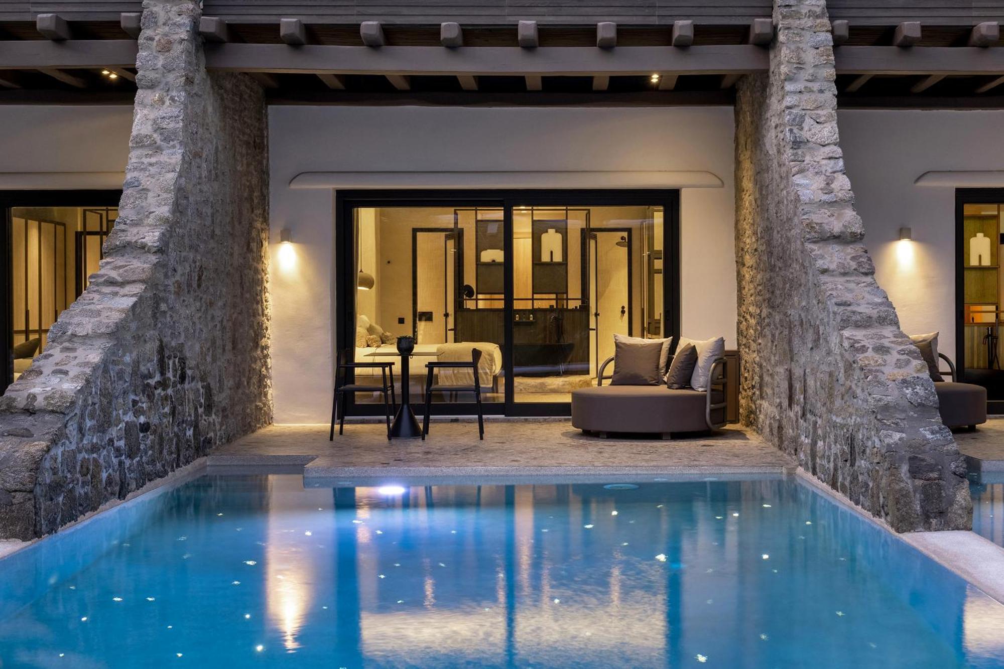 Aeonic Suites And Spa Mykonos Town Екстер'єр фото
